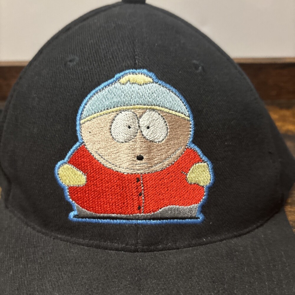 Vintage Cartman South Park 1998 Somebodys Baking Brownies Snapback Hat Cap Black - Picture 2 of 6